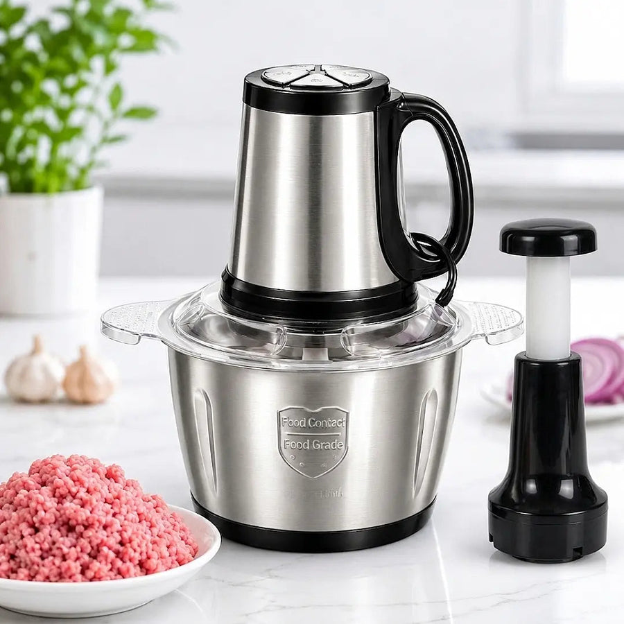 Electric Meat Grinder 3 Liter Chopper meat chopper, Multi Function Food Processor