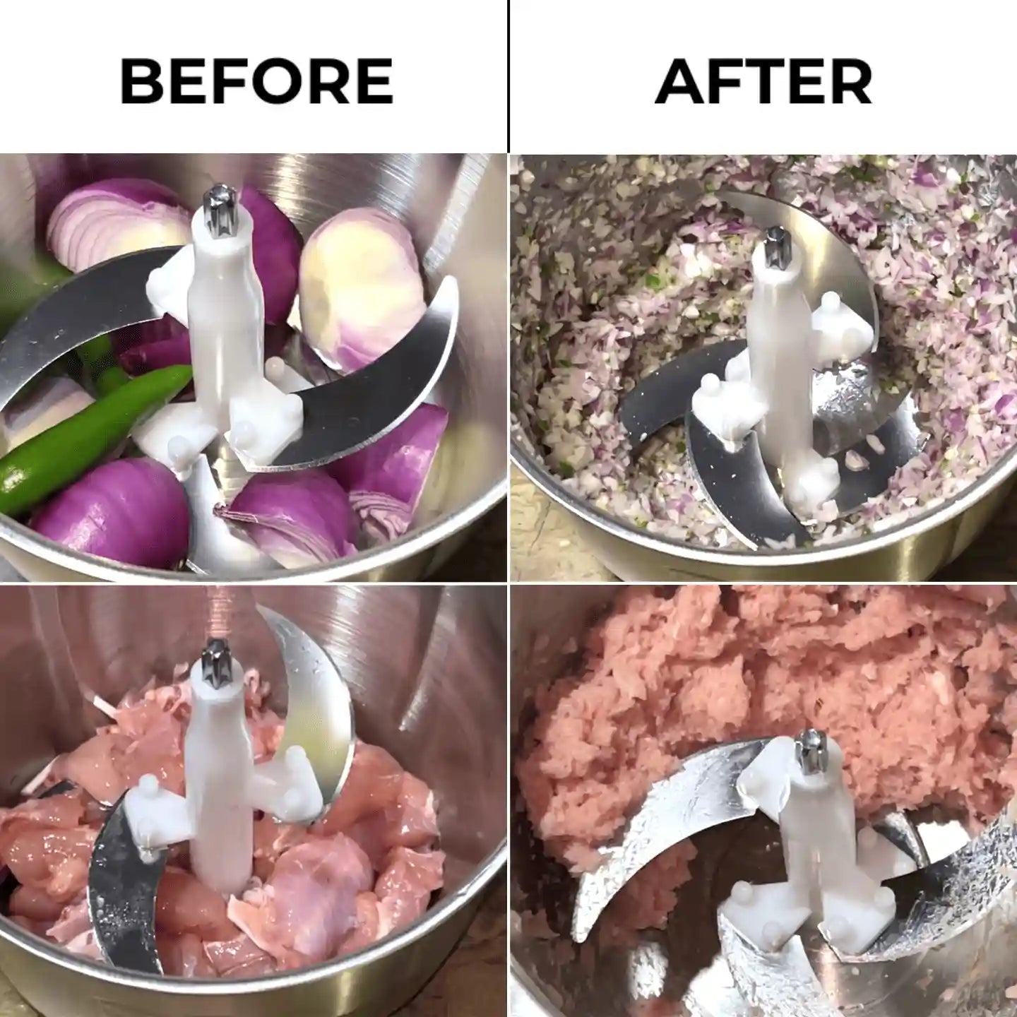 Electric Meat Grinder 3 Liter Chopper meat chopper, Multi Function Food Processor