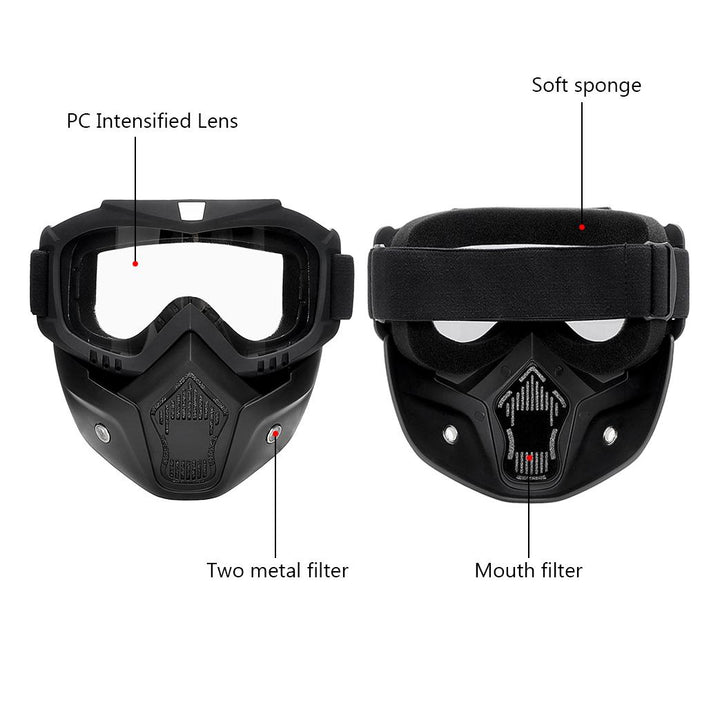 Bike Face Mask Windproof & Breathable Riding Protection