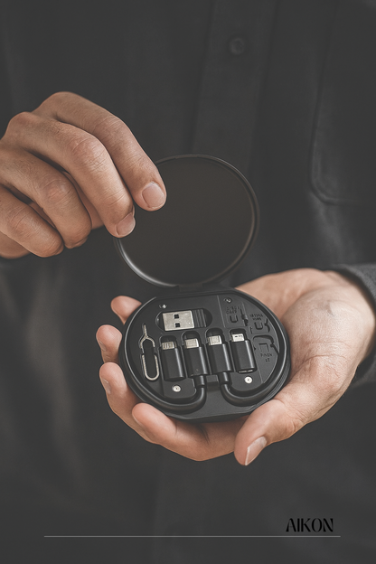 TechMate (5 in 1 Charger, SIM Tool & Holder)