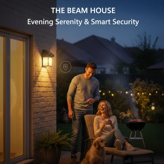 LED Solar Wall Lamp | Outdoor Security | Zero Electricty Cost