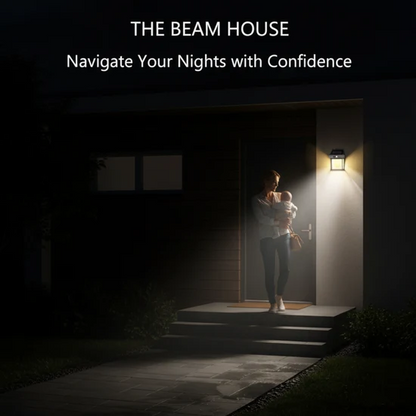 LED Solar Wall Lamp | Outdoor Security | Zero Electricty Cost