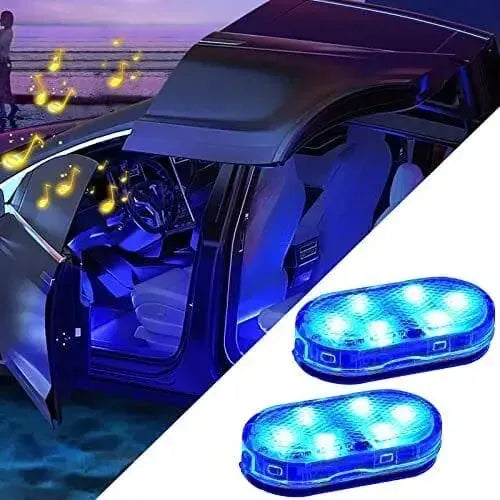 7 Colors LED Interior Car Lights (Pack of 2)