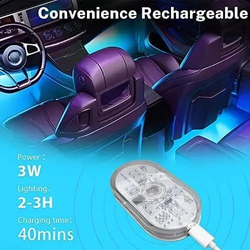 7 Colors LED Interior Car Lights (Pack of 2)
