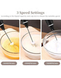 Electric Milk Frother & Coffee Whisk